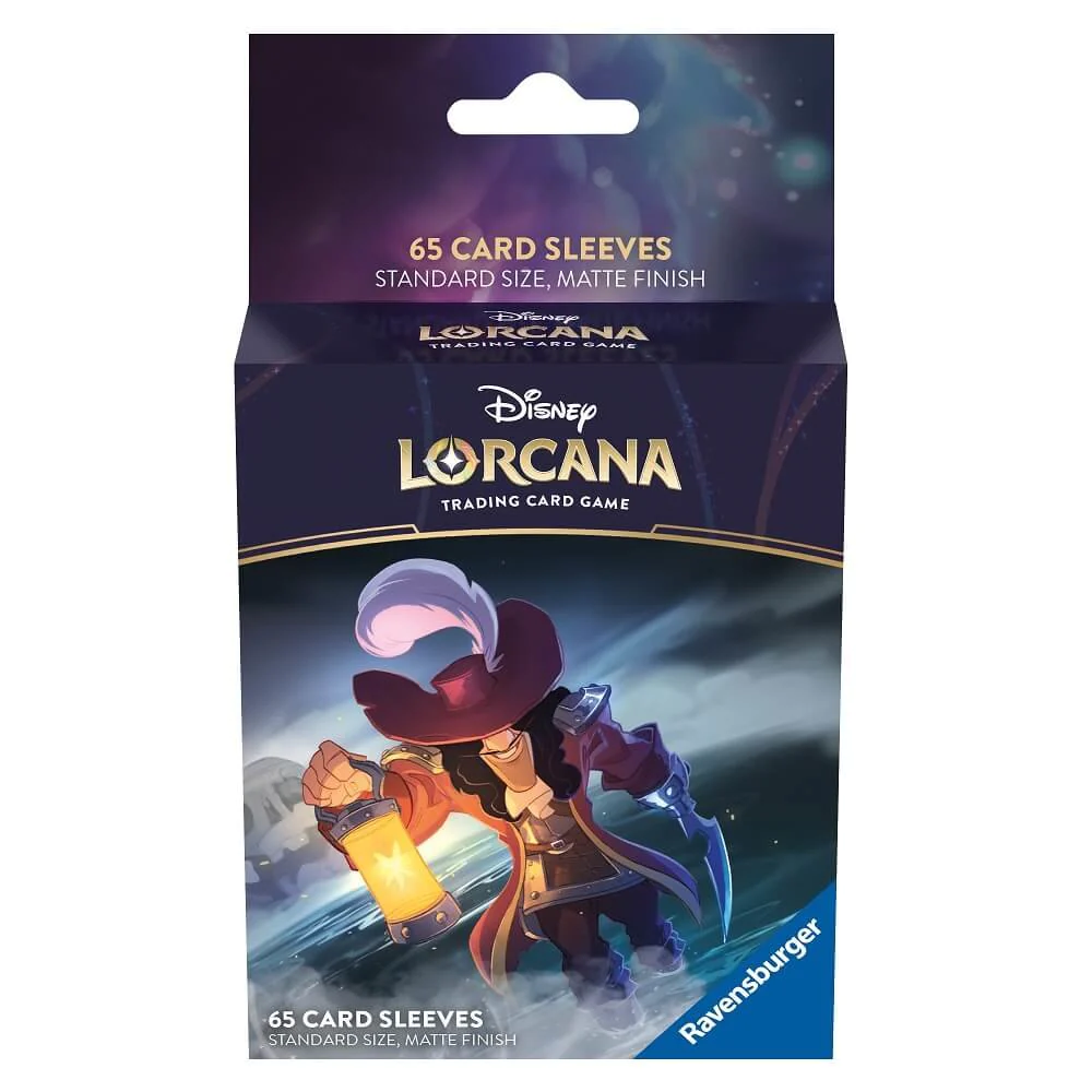 Disney Lorcana- The First Chapter- Captain Hook Card Sleeves Pack